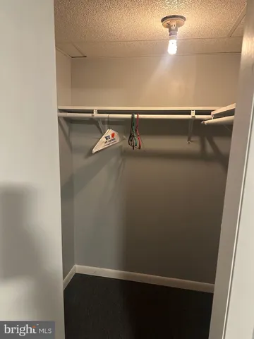 a close view of closet