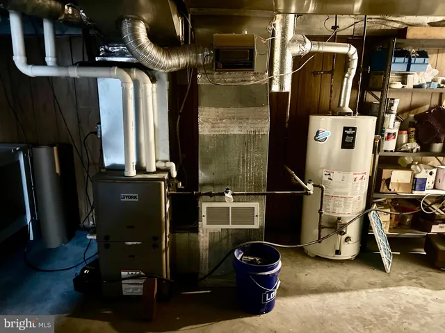 a view of water heater room