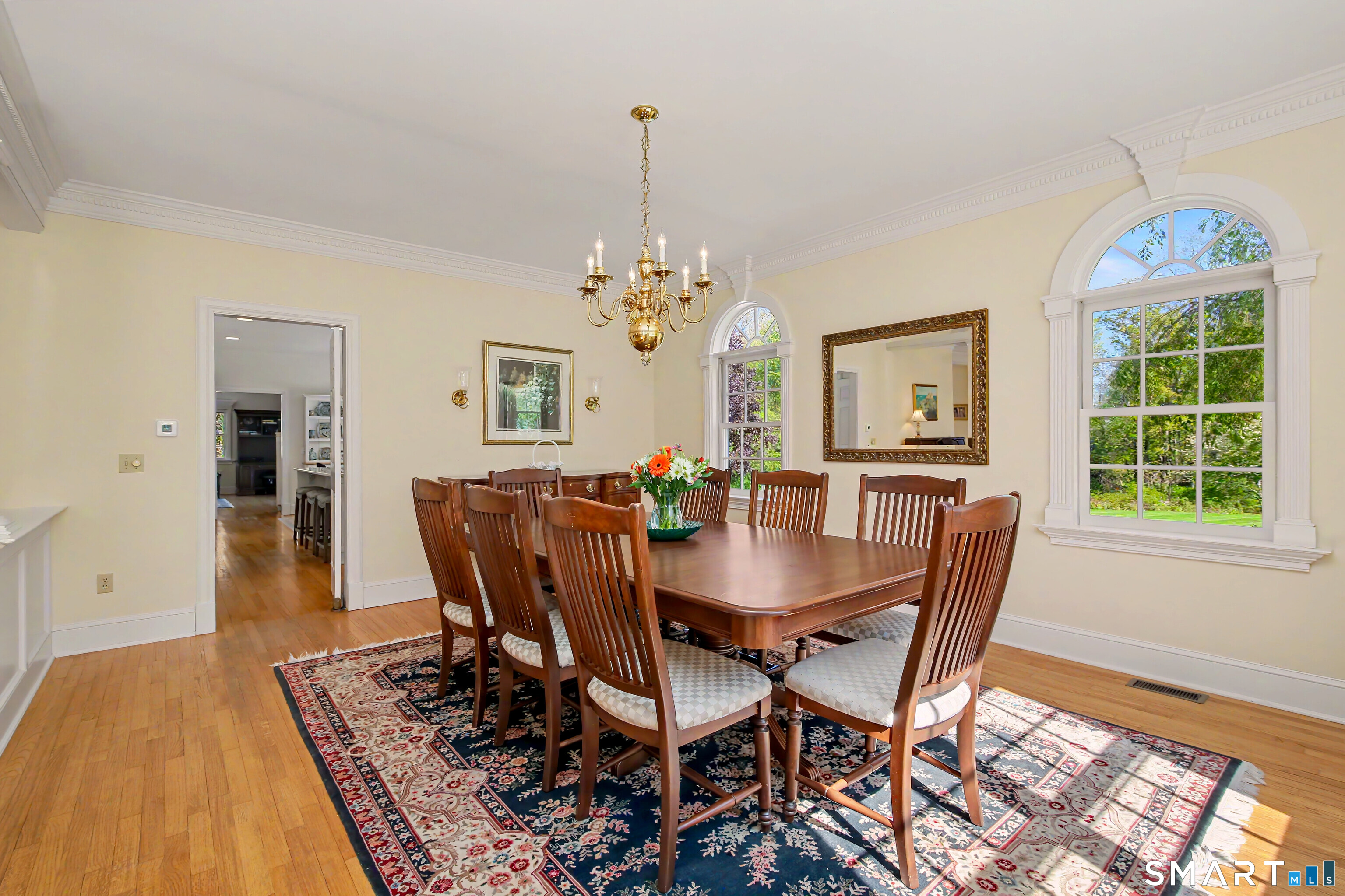 7 Jeremiah Sanford Road Redding, CT 06896 - Photo 9 of 40 Dining room is convenient to the chef's kitchen