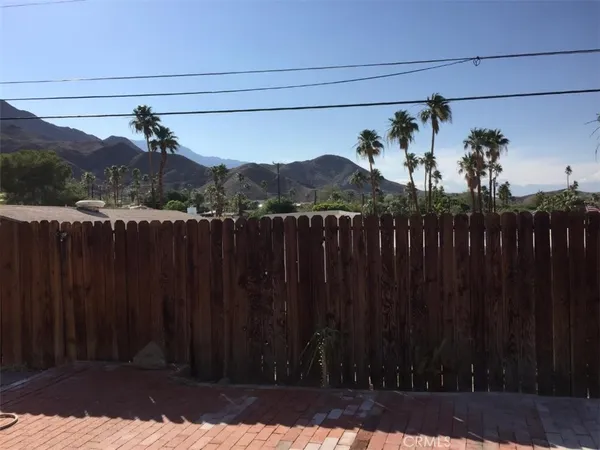 a view of a balcony