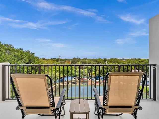 a view of outdoor space with seating