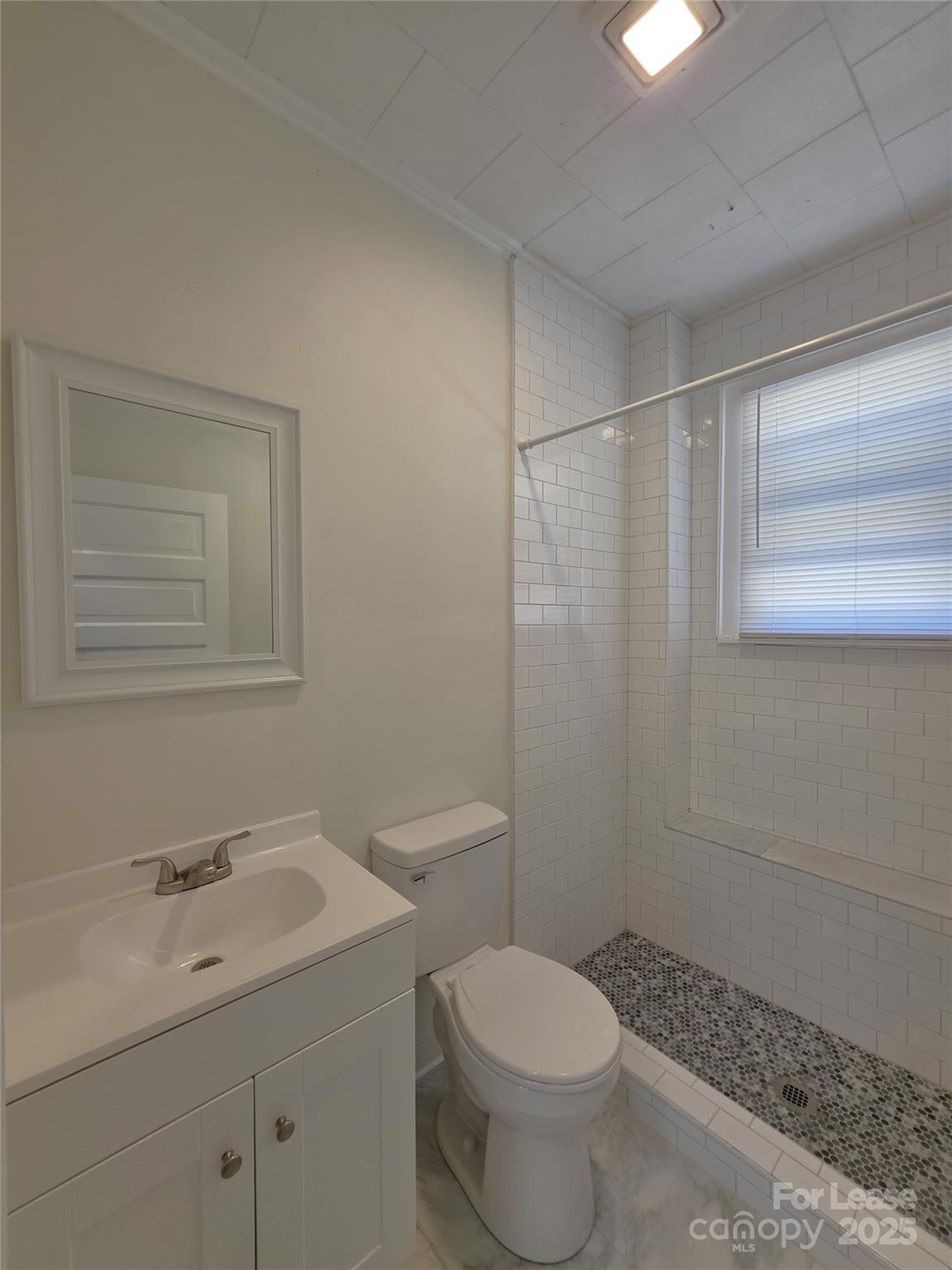 106 Falls Road Badin, NC 28009 - Photo 11 of 19 a bathroom with a sink a toilet and vanity