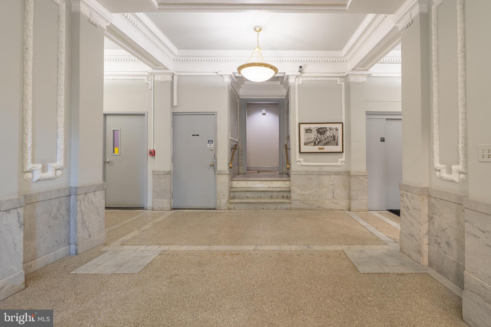3060 16th Street Northwest, Unit 209 Washington, DC 20009 - Photo 28 of 33 elegant marble hallways
