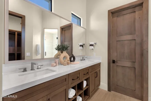 a view of an outdoor space with a mountain