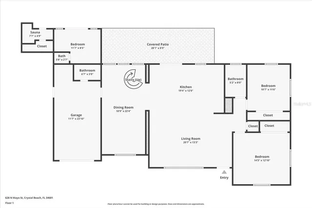 $1,100,000 | 628 North Mayo Street, Palm Harbor, FL 34683