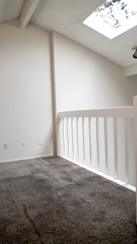 a view of an empty room