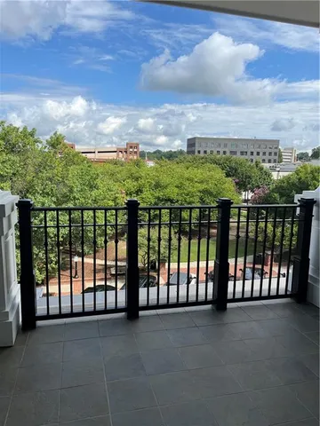 a view of balcony