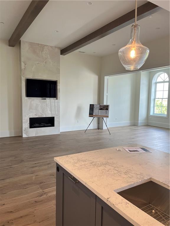 106 Spring Street Gainesville, GA 30501 - Photo 15 of 19 a view of a kitchen with a sink and dishwasher