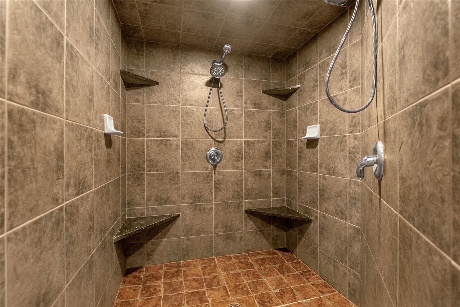 4349 Hunter Road Mims, FL 32754 - Photo 20 of 36 Large walk in shower