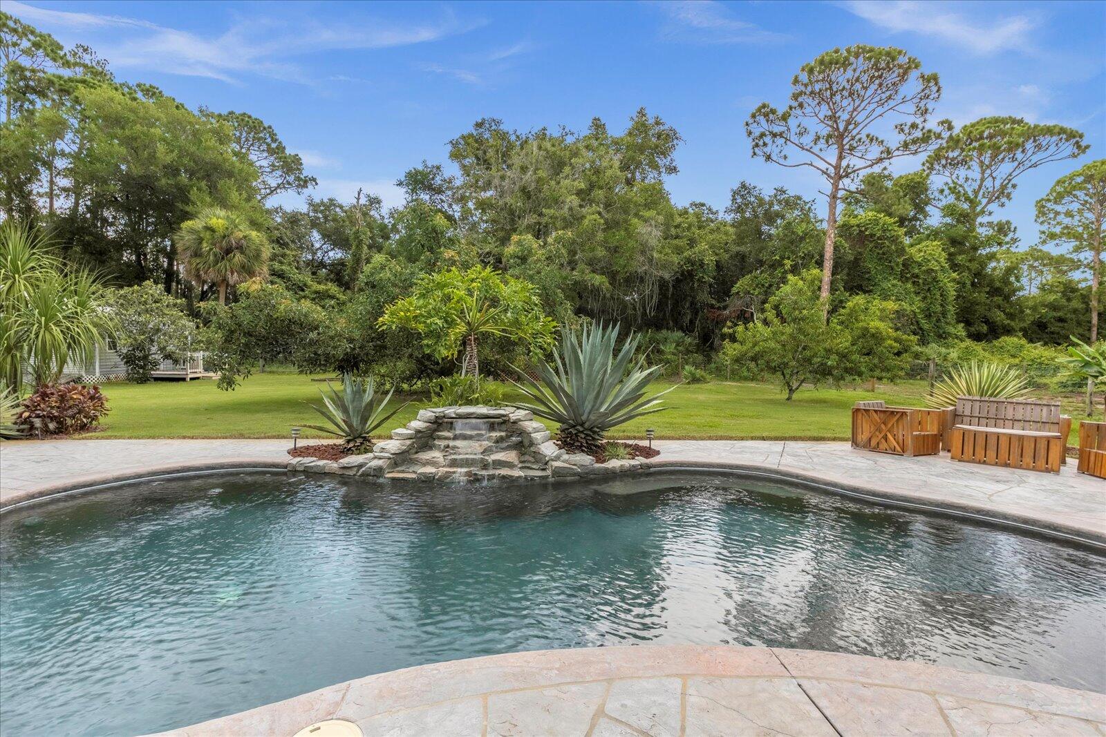 4349 Hunter Road Mims, FL 32754 - Photo 31 of 36 Lagoon Style Pool