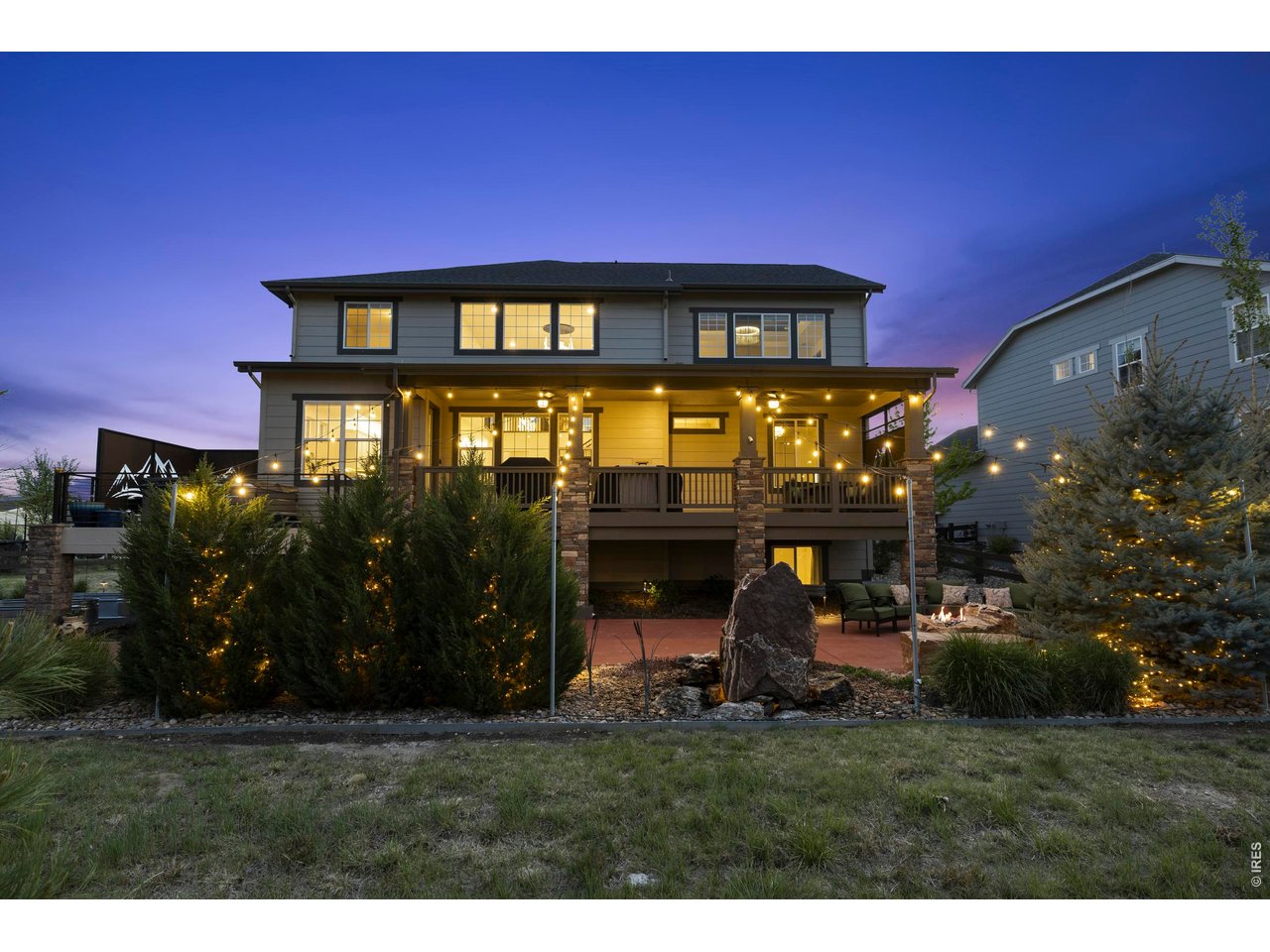 2910 Water View Street Timnath, CO 80547 - Photo 39 of 50 a front view of a house with a garden
