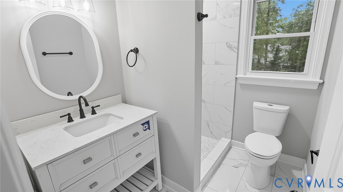 7508 Lantern Ridge Court Chesterfield, VA 23832 - Photo 28 of 38 Renovated soft close vanity with Granite top & til