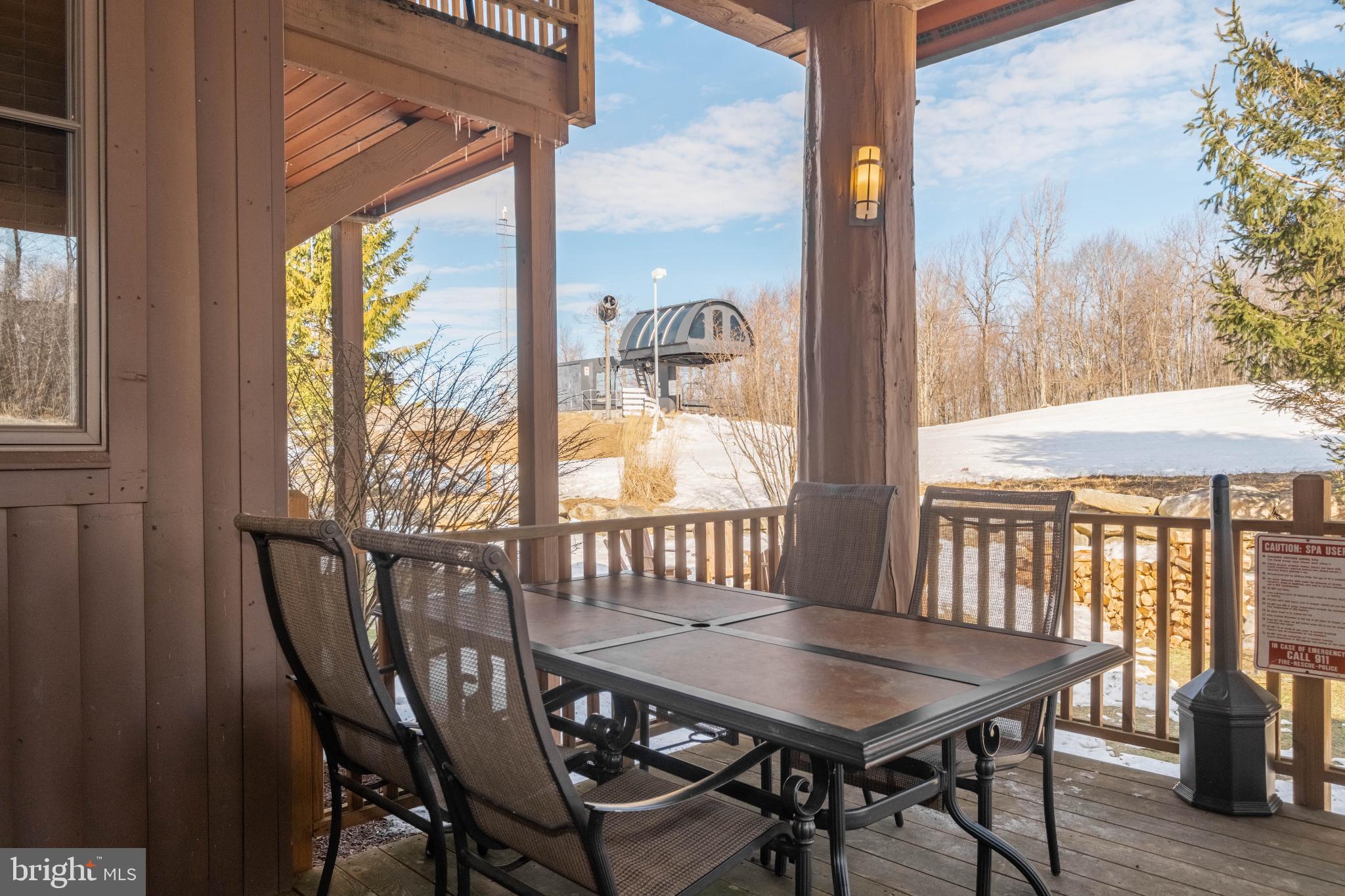 14 Ridge Run Road McHenry, MD 21541 - Photo 46 of 65 a view of a dining room with furniture window and outside view