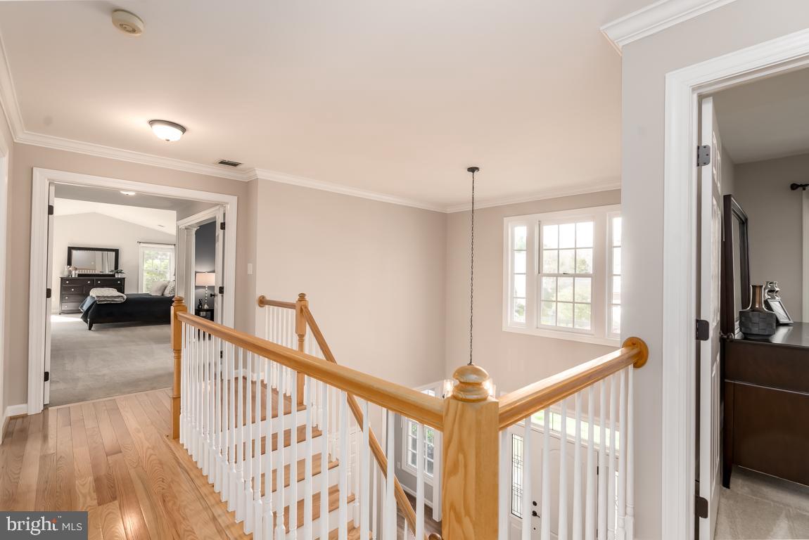 12907 Hedgetop Drive Herndon, VA 20171 - Photo 25 of 60 Upper level landing with hardwood floors