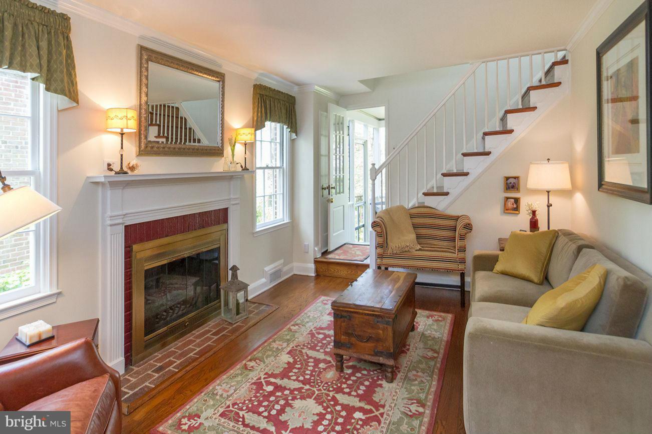 608 Carysbrook Road Baltimore, MD 21208 - Photo 14 of 30 Living rm w/wood burning fireplace