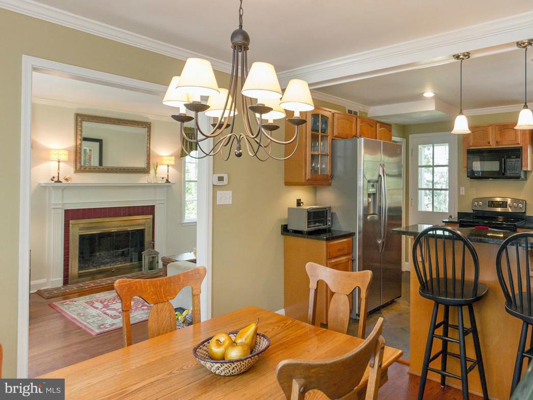 608 Carysbrook Road Baltimore, MD 21208 - Photo 8 of 30 Dining Rm open to updated kitchen & living rm
