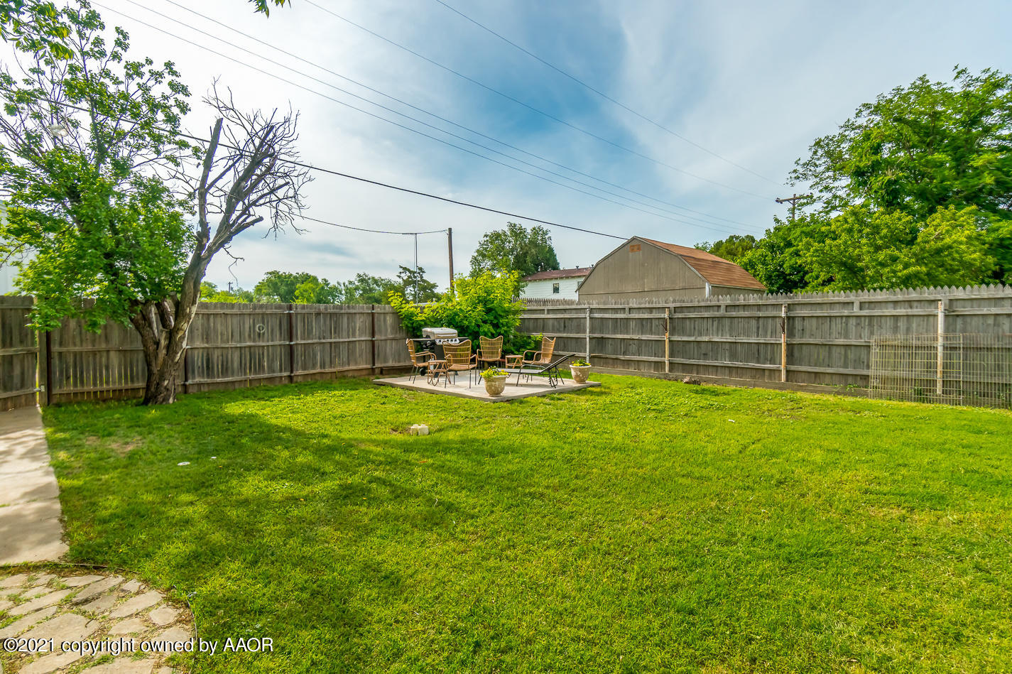 4017 Crockett Street Amarillo, TX 79110 - Photo 21 of 23 Backyard
