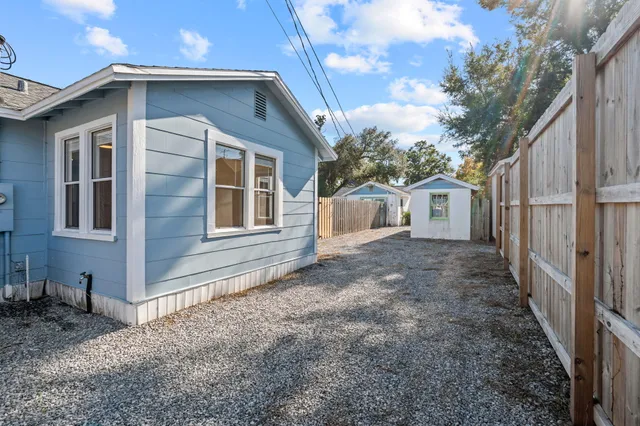 a front view of a house with balcony