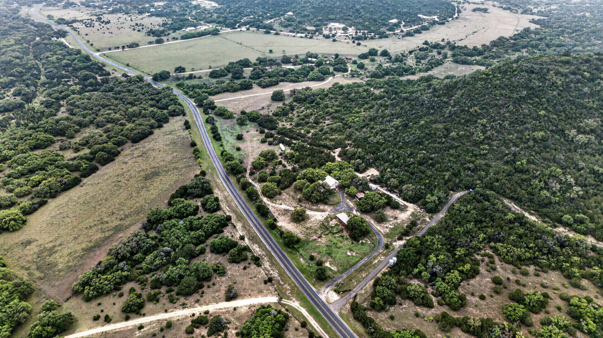 1850 Ranch Road 337 Leakey, TX 78873 - Photo 3 of 50 Wide aerial perspective highlighting privacy and distance from neighboring properties