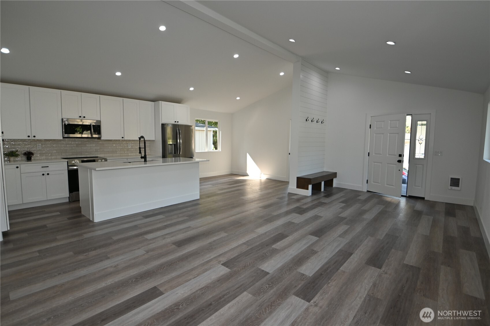 36010 State Route 2, Unit 2 Sultan, WA 98294 - Photo 10 of 28 a view of kitchen with microwave and refrigerator