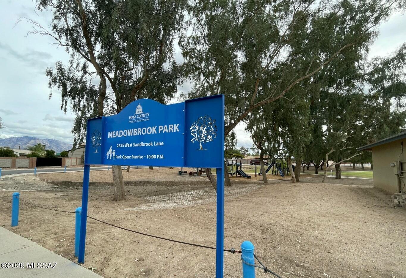 2596 West Firebrook Road Tucson, AZ 85741 - Photo 37 of 42 Park Sign