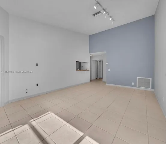 a view of an empty room