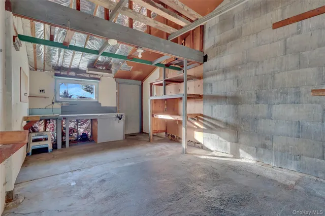 a view of a water heater room