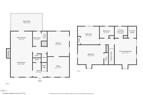 $425,000 | 1518 Mason Road, Durham, NC 27712