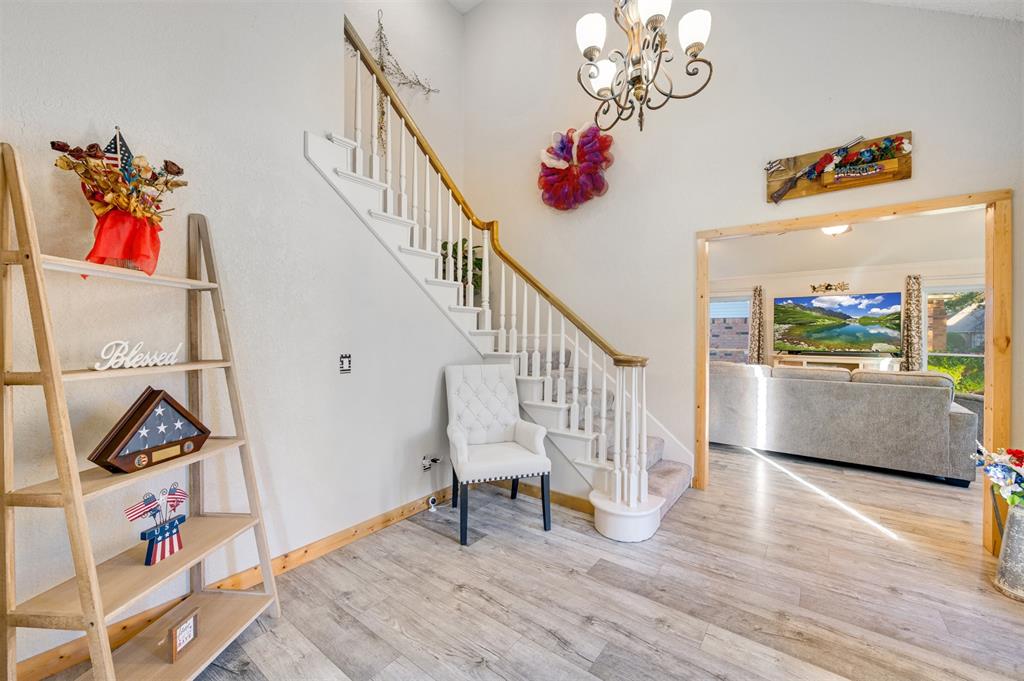 4115 Alpine Street Paris, TX 75462 - Photo 3 of 40 a view of entryway with wooden floor