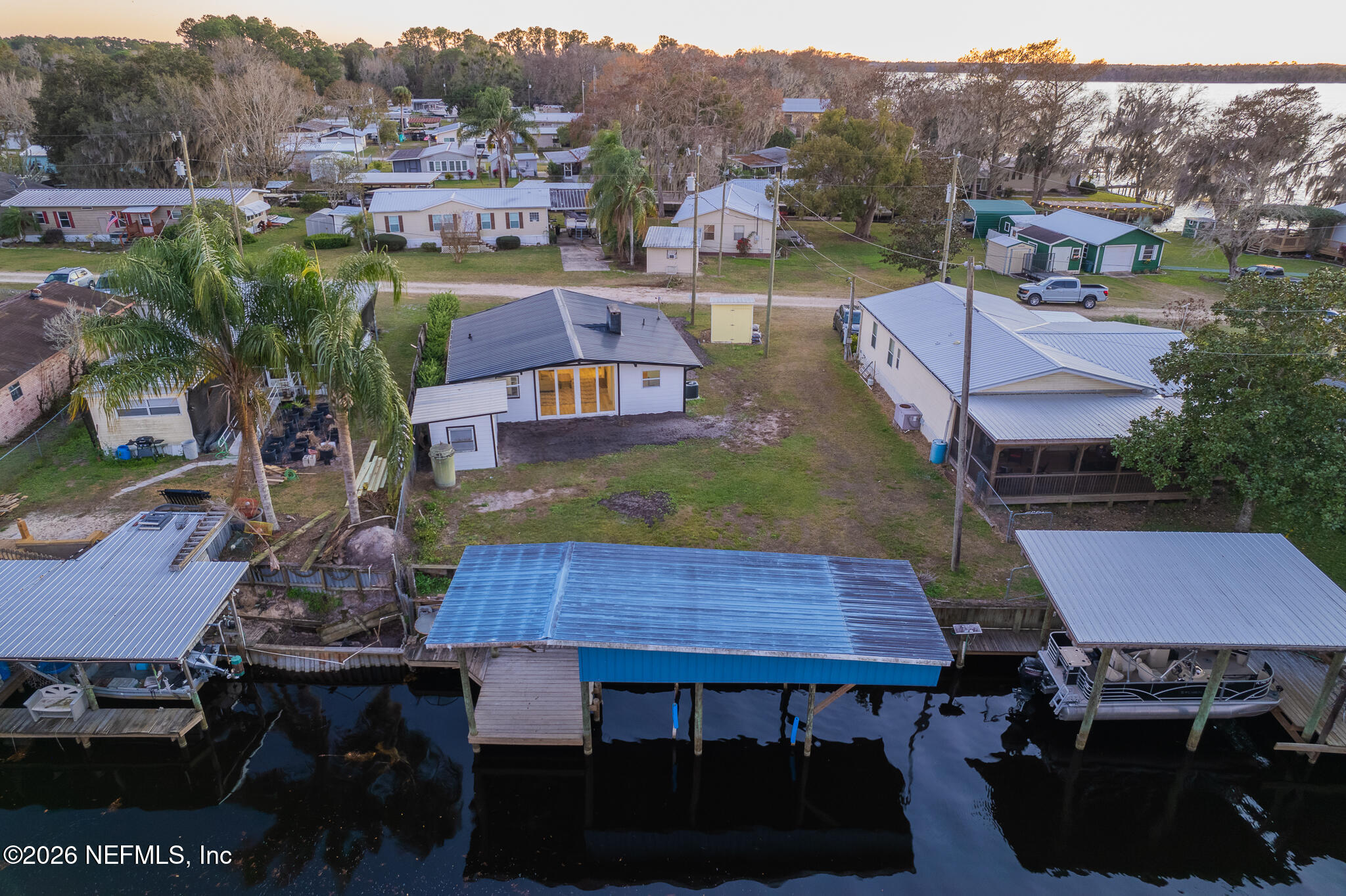 110 Jimmie Road Crescent City, FL 32112 - Photo 45 of 54 an aerial view of a house with garden space and street view