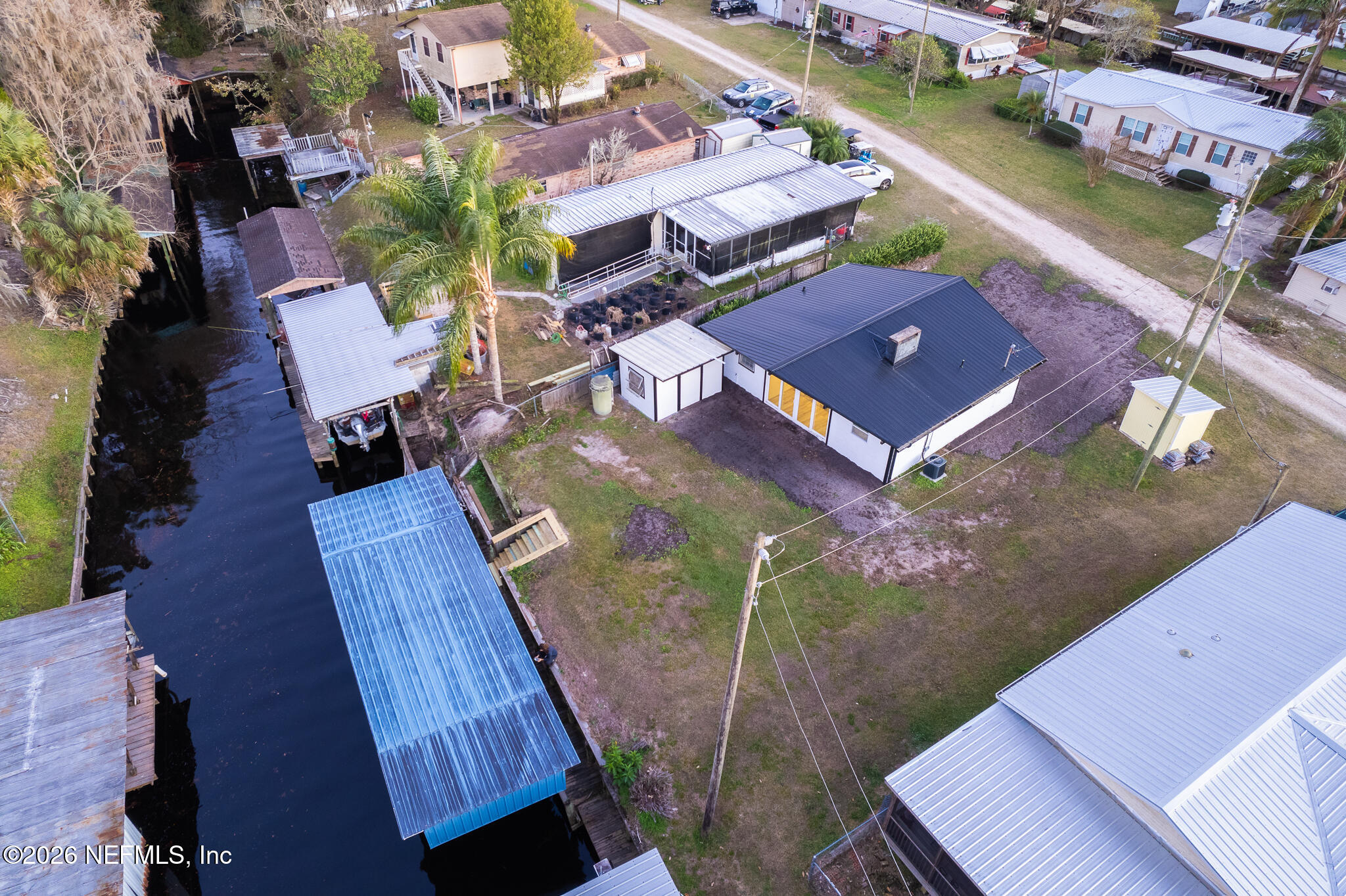 110 Jimmie Road Crescent City, FL 32112 - Photo 49 of 54 an aerial view of a house with a yard