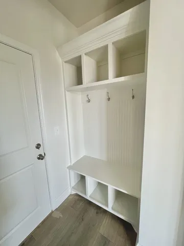 a view of walk in closet