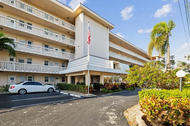 a view of a lake with a city