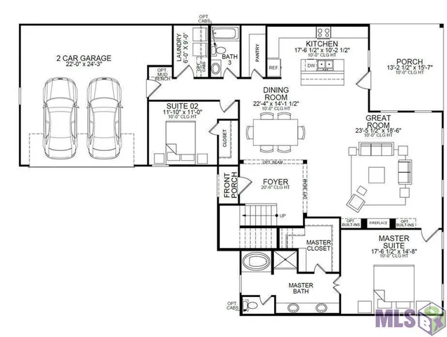$430,000 | 3624 Cruden Bay Drive, Zachary, LA 70791