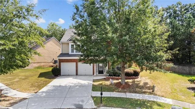 a building view with a outdoor space