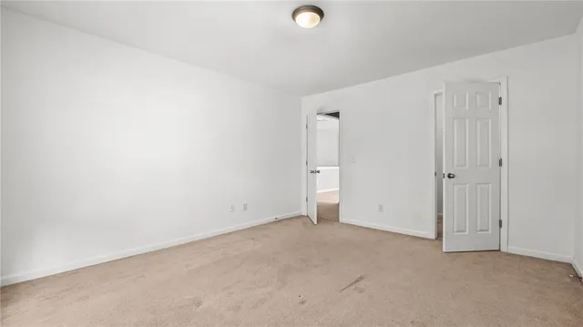 a view of an empty room