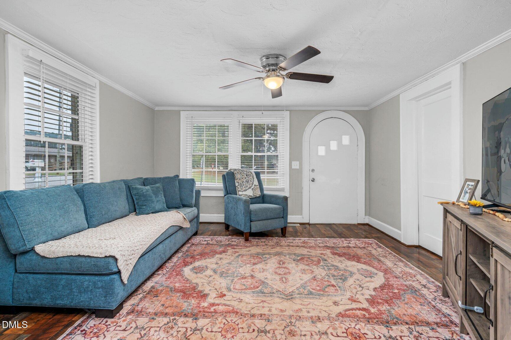 111 South May Street Spring Hope, NC 27882 - Photo 21 of 25 a living room with furniture and a large window