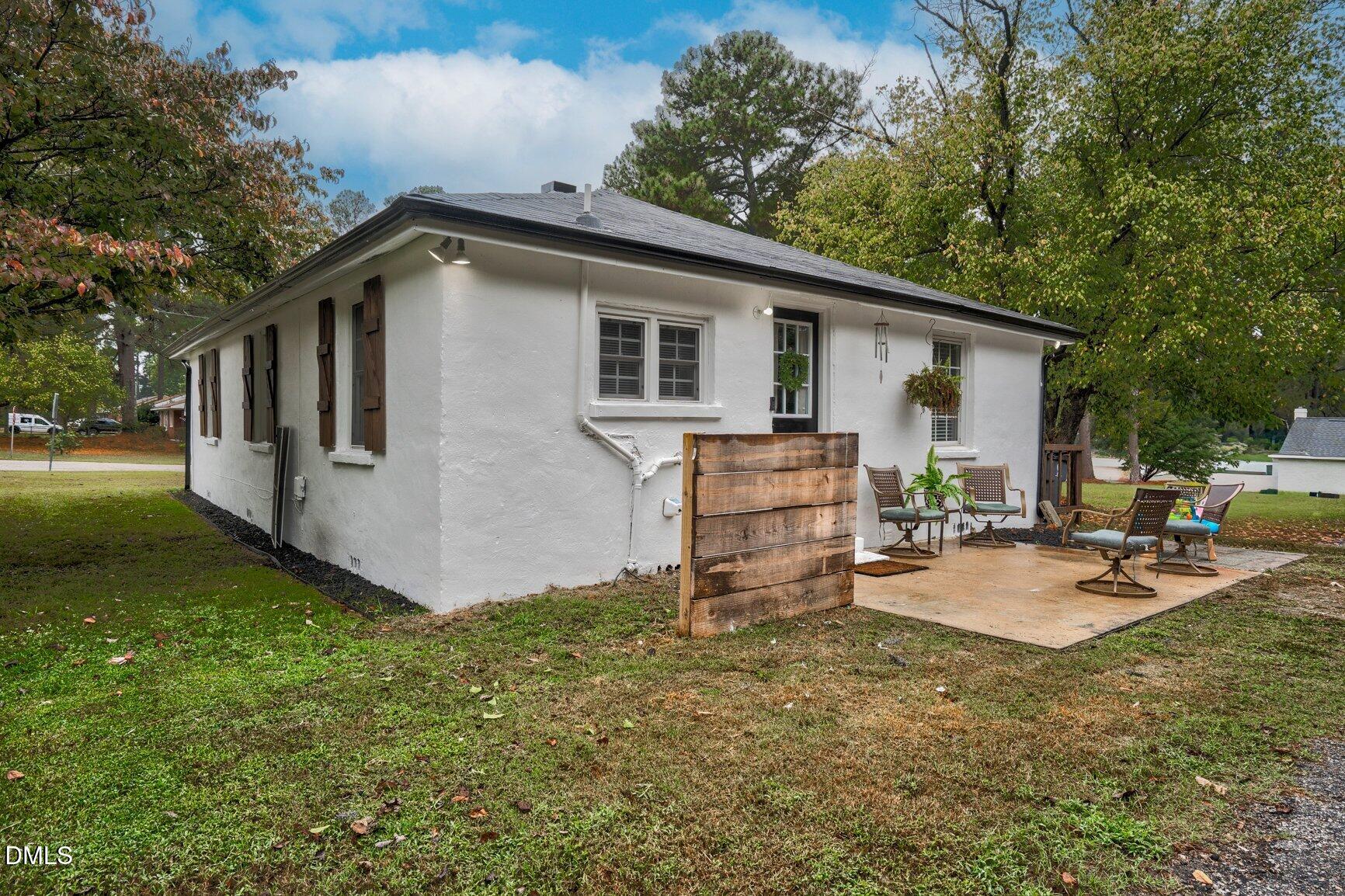 111 South May Street Spring Hope, NC 27882 - Photo 23 of 25 a view of a backyard with a sitting area