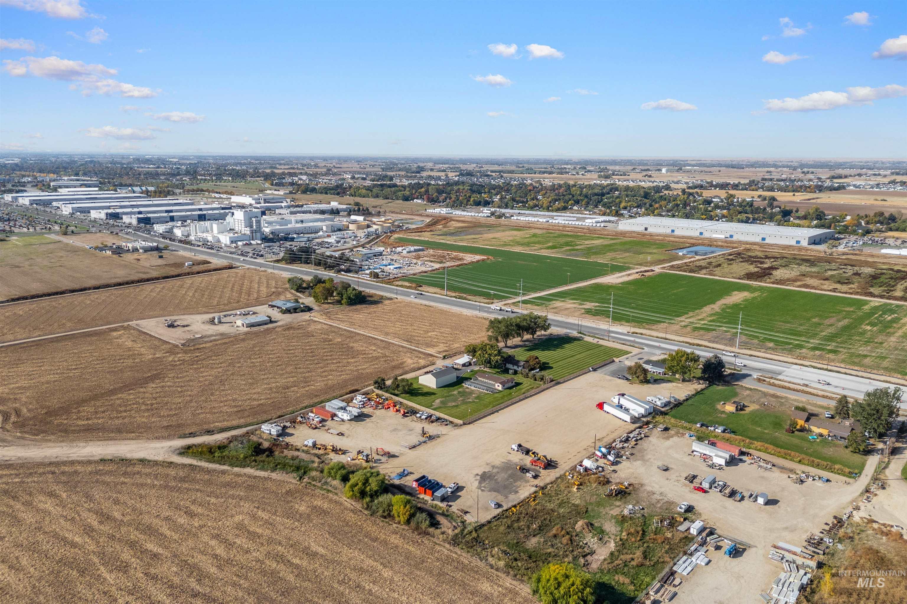 4457 East Franklin Road Nampa, ID 83687 - Photo 5 of 8 Aerial view of sparsely populated area featuring farmland