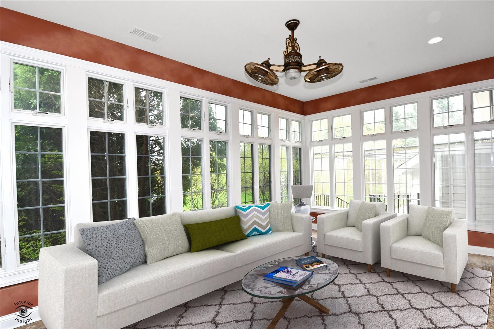 228 East Goodenow Road Beecher, IL 60401 - Photo 33 of 78 a living room with furniture and floor to ceiling windows