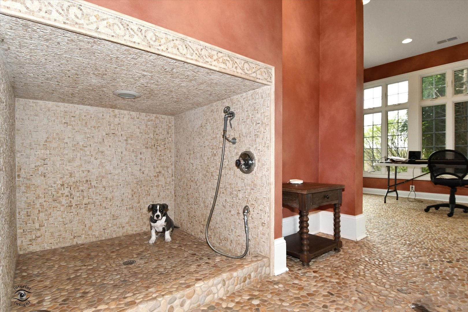 228 East Goodenow Road Beecher, IL 60401 - Photo 35 of 78 a view of a livingroom with furniture and a floor to ceiling window