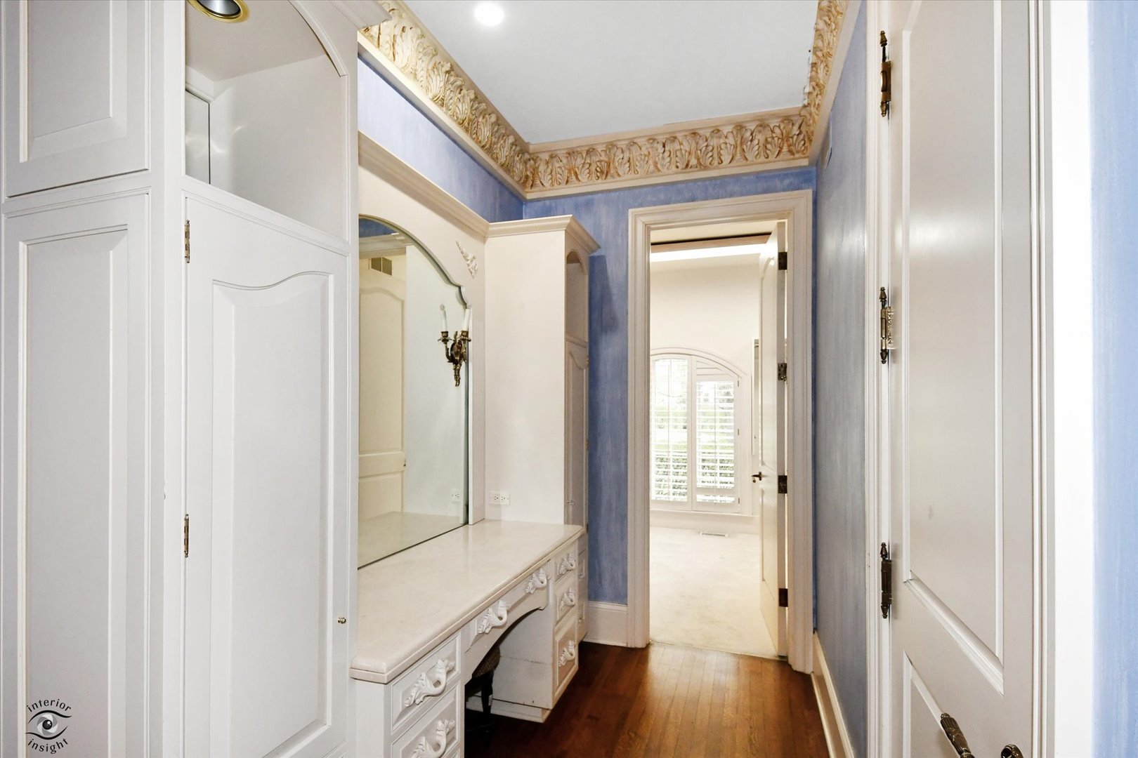 228 East Goodenow Road Beecher, IL 60401 - Photo 42 of 78 a view of a hallway with wooden floor and closet