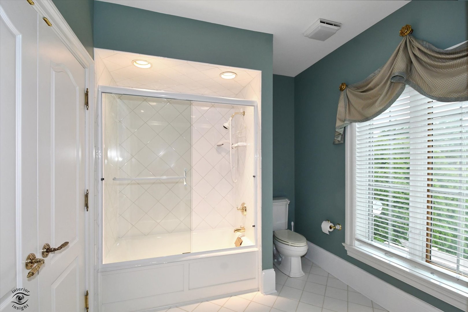 228 East Goodenow Road Beecher, IL 60401 - Photo 52 of 78 a bathroom with a granite countertop toilet a sink and a mirror