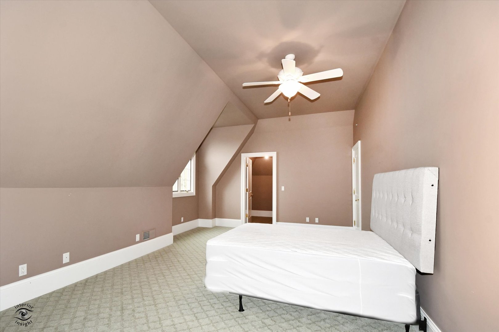 228 East Goodenow Road Beecher, IL 60401 - Photo 54 of 78 a bedroom with a white bed chandelier and a window