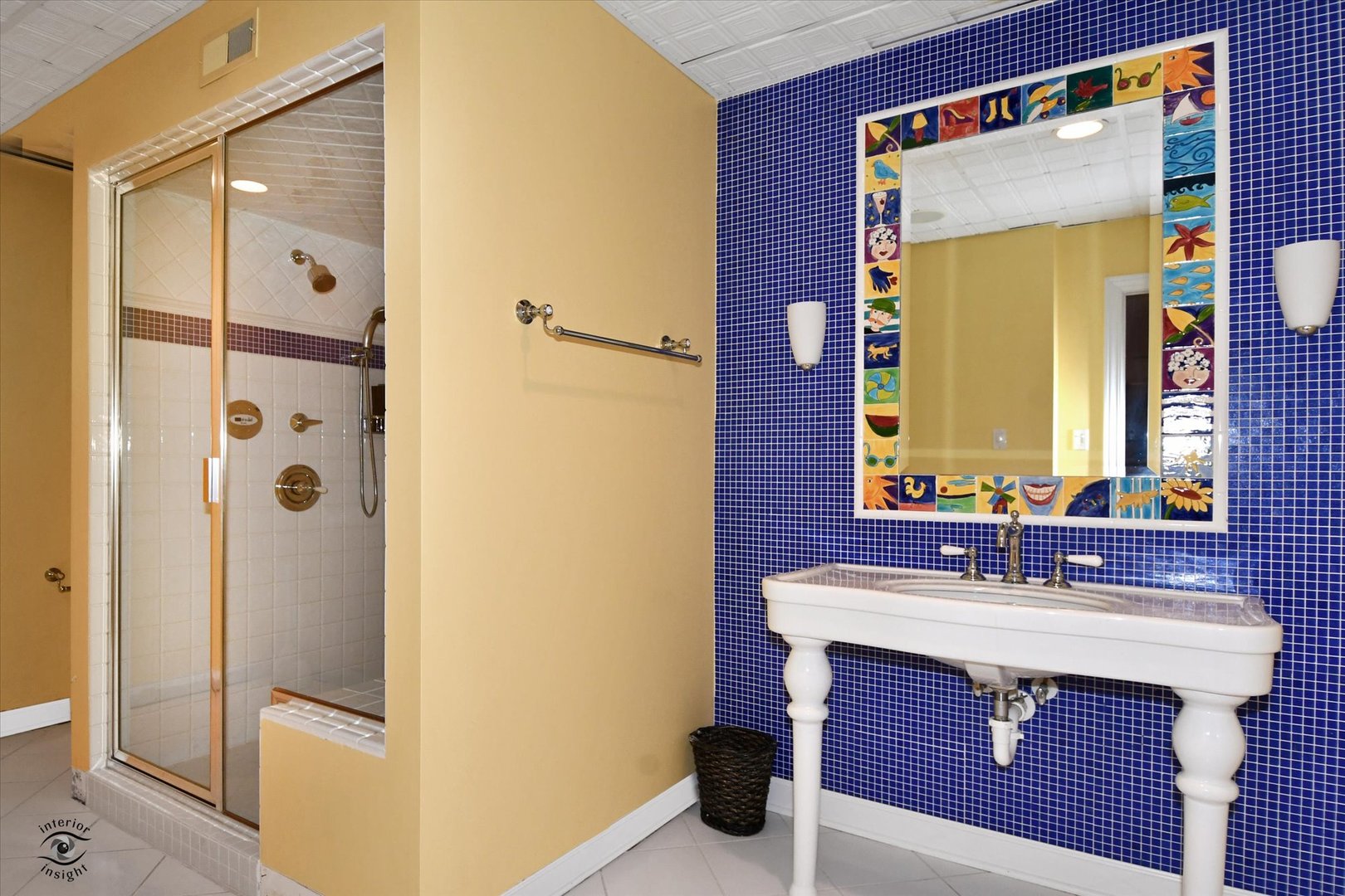 228 East Goodenow Road Beecher, IL 60401 - Photo 63 of 78 a bathroom with a sink and a mirror