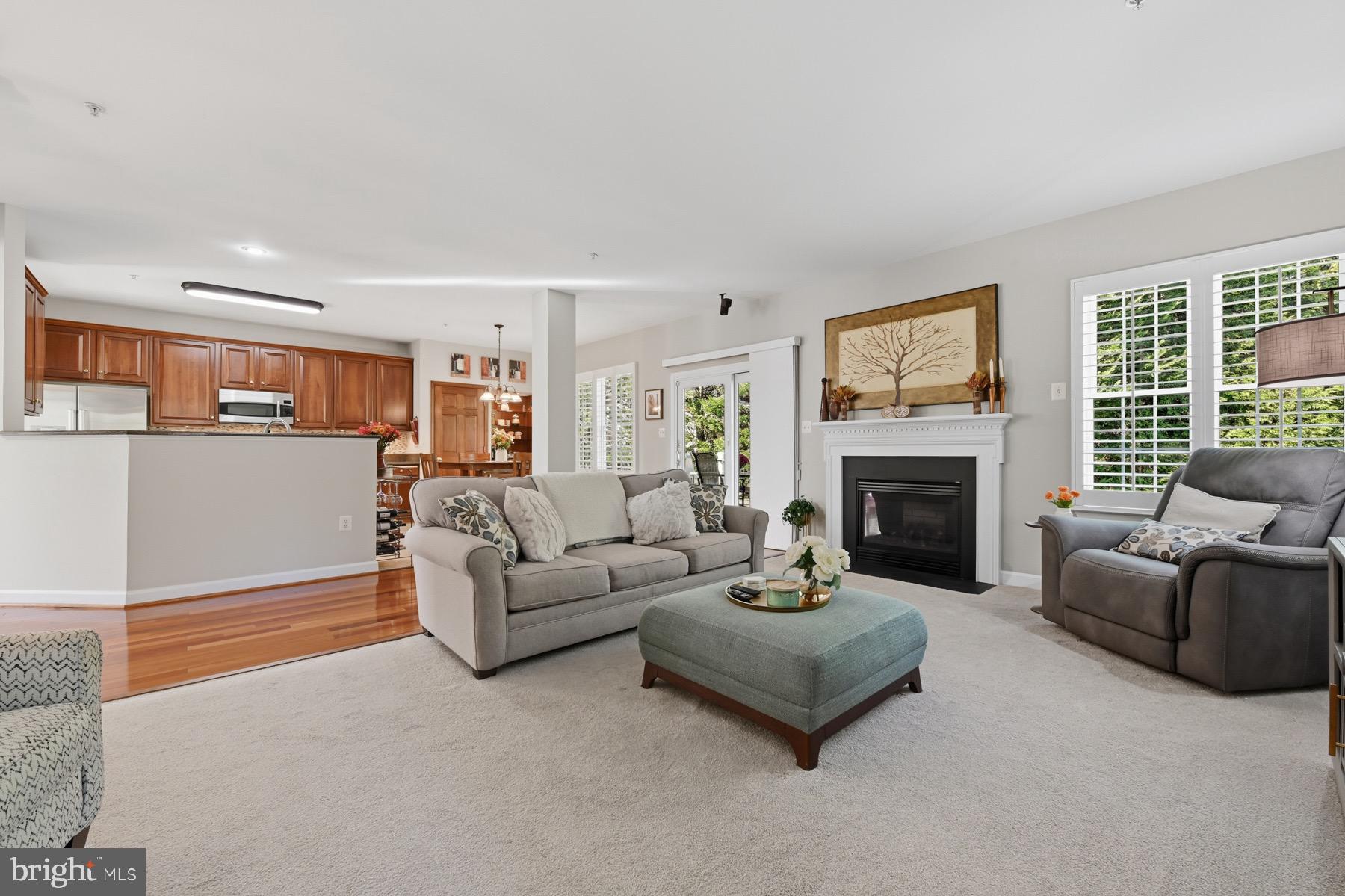 11206 Poplar Grove Court Laurel, MD 20708 - Photo 19 of 67 a living room with furniture and a fireplace
