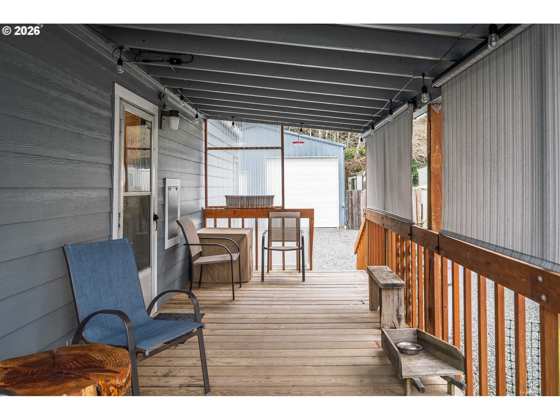 648 South Easy Street Rockaway Beach, OR 97136 - Photo 21 of 35 a view of a chairs and table in the balcony