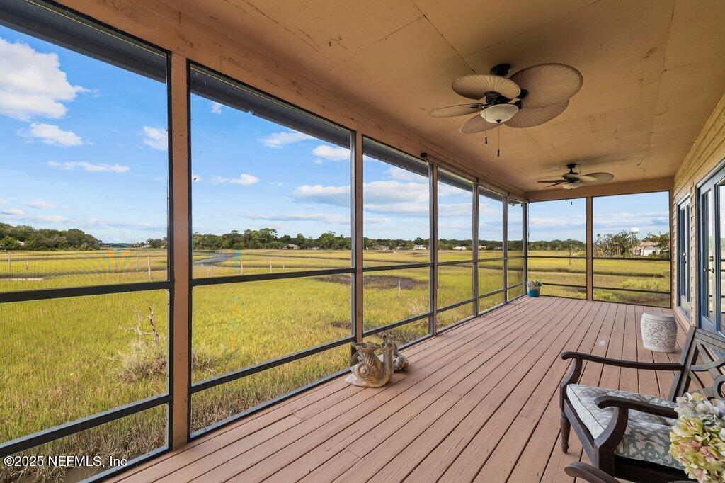 2010 Shadow Lane Neptune Beach, FL 32266 - Photo 26 of 61 a view of a balcony with wooden floor
