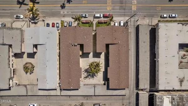 an aerial view of a