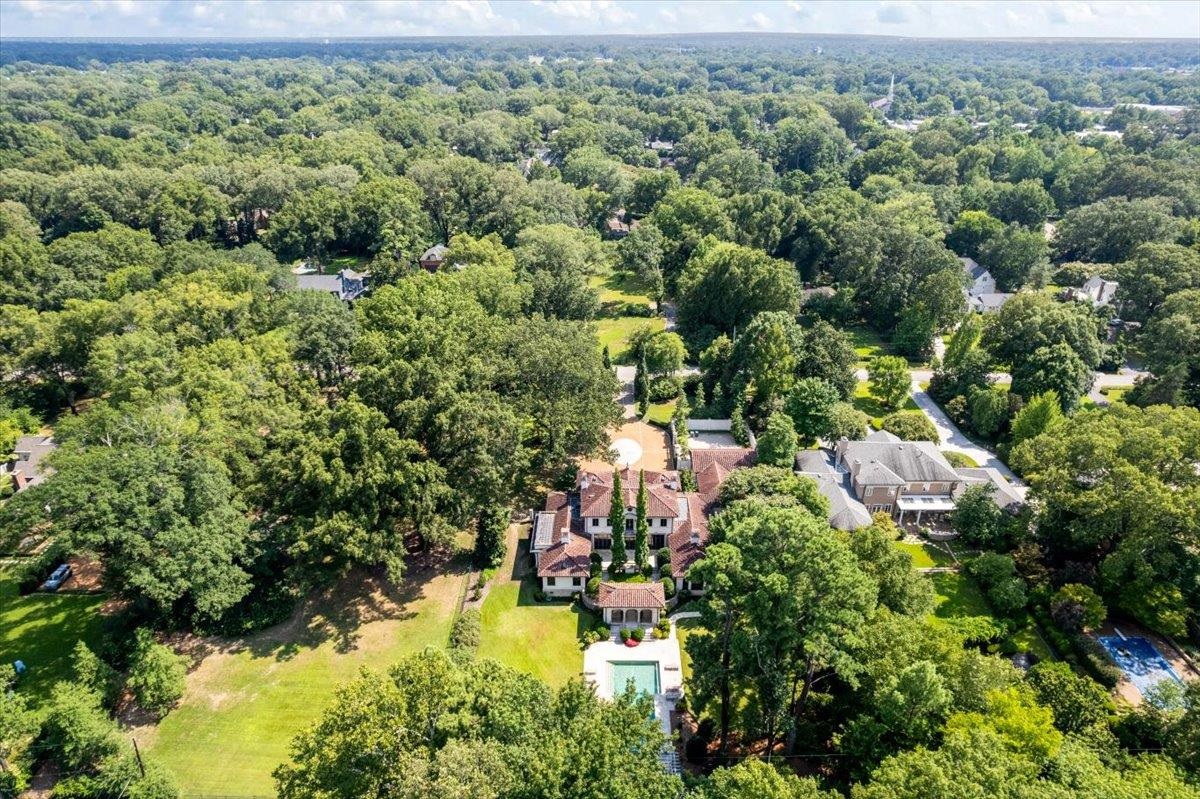 4143 Gwynne Road Memphis, TN 38117 - Photo 19 of 29 Aerial view of residential area with a forest